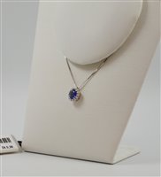 Pendente Recarlo Donna Gemma in Oro bianco Zaffiro 0.33 Ct P33CC251/ZB-42 - P33CC251/ZB-42